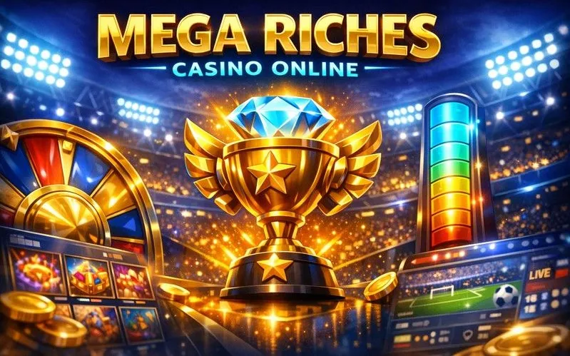 Mega Riches mobile casino interface on smartphone