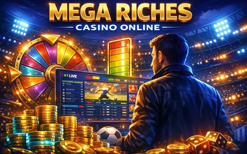 Mega Riches Casino home hero banner