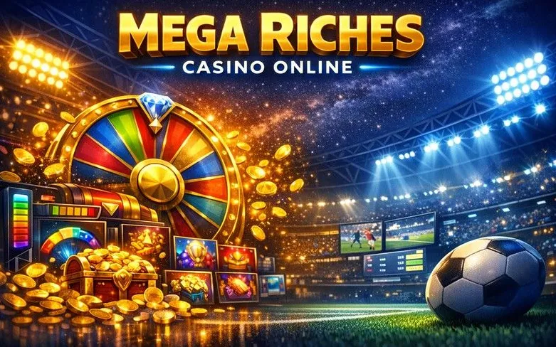 Mega Riches Casino login page banner